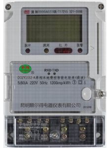 DDZY1332-A型仪器仪表系列单相费控智能电能表